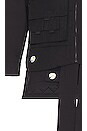 view 5 of 7 U NRG Cf 2+1 Jacket in Black/black/white
