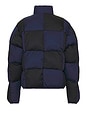 view 2 of 5 M Nk Club Puffer Checker in Midnight Navy, & Black