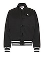 view 2 of 5 Air Varsity Jacket in Black & White