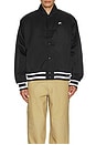 view 4 of 5 Air Varsity Jacket in Black & White