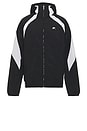 view 1 of 5 Air Woven Full Zip Jacket in Black & White