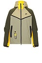 view 1 of 5 Tech Full Zip Trek Jacket in Neutral Olive & Sundial