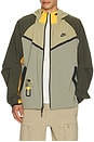view 4 of 5 Tech Full Zip Trek Jacket in Neutral Olive & Sundial