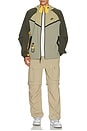 view 5 of 5 Tech Full Zip Trek Jacket in Neutral Olive & Sundial
