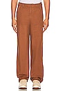 view 1 of 4 M NL DBL PNL PANT UL in Tan