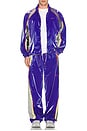 view 7 of 7 Project Frog Track Pant in Deep Night, Black, & Light Crimson
