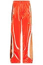 view 1 of 8 Project Frog Track Pant in Light Crimson, Dark Russet, & Light Lemon Twist