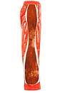 view 3 of 8 Project Frog Track Pant in Light Crimson, Dark Russet, & Light Lemon Twist