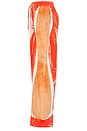 view 4 of 8 Project Frog Track Pant in Light Crimson, Dark Russet, & Light Lemon Twist