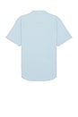 view 2 of 5 Short-Sleeve Seersucker Button-Down Shirt in Light Armory Blue