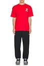 view 4 of 4 Nsw M90 V Day Tee in University Red