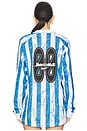 view 3 of 4 T-SHIRT MANCHES LONGUES NIKE AIR in Psychic Blue, Light Armory Blue, & White