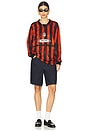 view 4 of 4 M Nike Air Victory Long Sleeve Jersey in Picante Red, University Red, & Black