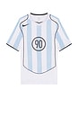 view 1 of 5 Total 90 Soccer Jersey in Blue & White Stripe