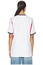 view 4 of 5 T-SHIRT STADIUM in White, Speed Red & Obsidian