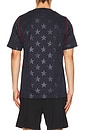 view 2 of 5 Usa Dri-Fit Jersey Short-Sleeve Stad Aw in Dark Obsidian & Pure Platinum