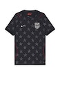 view 4 of 5 Usa Dri-Fit Jersey Short-Sleeve Stad Aw in Dark Obsidian & Pure Platinum