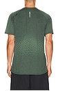 view 2 of 5 Aero Fit Stride Short Sleeve Top in Black, Light Green, Spark, & Reflective Silver