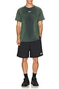 view 3 of 5 Aero Fit Stride Short Sleeve Top in Black, Light Green, Spark, & Reflective Silver
