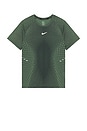 view 4 of 5 Aero Fit Stride Short Sleeve Top in Black, Light Green, Spark, & Reflective Silver