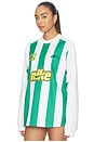 view 3 of 5 Nk Club Goalie Top Home Ftbl in Malachite, White, & Lightening