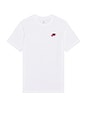 view 1 of 3 Tシャツ in White, Black, & University Red