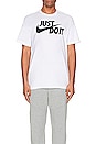 view 3 of 3 M NSW TEE JUST DO IT SWOOSH in White