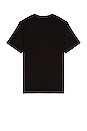 view 2 of 3 NSW Brand Mark Tee in Black & University Red