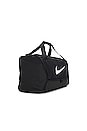 view 3 of 6 Medium 60L Brasilia 9.5 Training Duffle Bag in Black & White