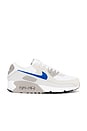 view 1 of 6 Air Max 90 Sneakers in White, Racer Blue, & College Grey