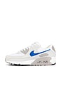 view 5 of 6 Air Max 90 Sneakers in White, Racer Blue, & College Grey