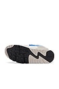 view 6 of 6 Air Max 90 Sneakers in White, Racer Blue, & College Grey