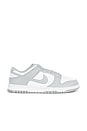 view 1 of 6 Nike Dunk Low Retro Sneakers in White, Light Smoke Grey, & White