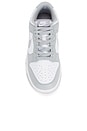 view 4 of 6 Nike Dunk Low Retro Sneakers in White, Light Smoke Grey, & White