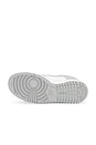 view 6 of 6 Nike Dunk Low Retro Sneakers in White, Light Smoke Grey, & White
