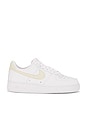 view 1 of 6 Air Force 1 '07 Sneakers in White, Light Khaki, & White