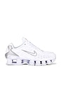 view 1 of 6 Shox Tl Sneaker in White, White Metallic, Silver, & Max Orange