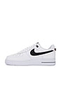 view 5 of 6 Air Force 1 '07 Lv8 Sneakers in White, Black, & Bright Crimson
