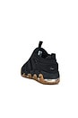 view 3 of 6 Air More Uptempo Low Sneakers in Black & Gum Med Brown in ,Black & Gum Med Brown
