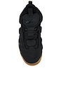 view 4 of 6 Air More Uptempo Low Sneakers in Black & Gum Med Brown in ,Black & Gum Med Brown
