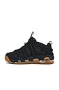 view 5 of 6 Air More Uptempo Low Sneakers in Black & Gum Med Brown in ,Black & Gum Med Brown