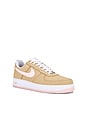 view 2 of 6 Air Force 1 Retro Linen Linen Sneaker in Brown & Pink