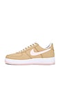 view 5 of 6 Air Force 1 Retro Linen Linen Sneaker in Brown & Pink