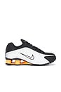 view 1 of 6 Nike Shox R4 in Black, Vast Grey, & Bright Mandarin