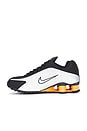 view 5 of 6 Nike Shox R4 in Black, Vast Grey, & Bright Mandarin