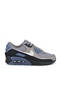 view 1 of 6 Air Max 90 Sneakers in Smoke Grey, Light Smoke Grey, & Diffused Blue