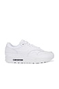 view 1 of 6 Air Max 1 Prem Sneakers in White & Pure Platinum