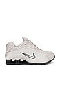 view 1 of 6 Shox R4 Sneakers in College Grey, Black, & University Red