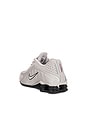 view 3 of 6 Shox R4 Sneakers in College Grey, Black, & University Red