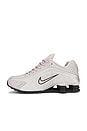 view 5 of 6 Shox R4 Sneakers in College Grey, Black, & University Red